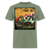Train Art - military green