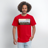 Train Art - red
