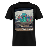 Train Art - black