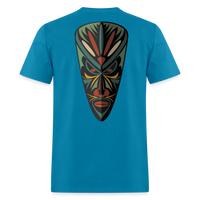 AFRICAN MASK - turquoise