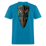 AFRICAN MASK - turquoise