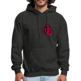 HEART AWARENESS Hoodie - charcoal grey