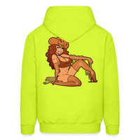 TIE ME UP  Hoodie - safety green