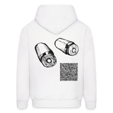 BULLETS Short Story Hoodie - white