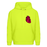 HEART AWARENESS Hoodie - safety green