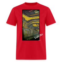 Train Art - red