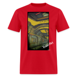 Train Art - red