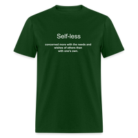 SELF-LESS - forest green