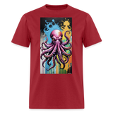 Octopus - dark red