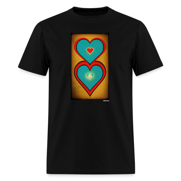 Hearts - black