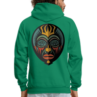 AFRICAN MASK 5 Hoodie - kelly green