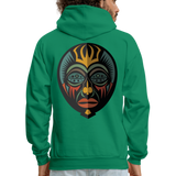 AFRICAN MASK 5 Hoodie - kelly green