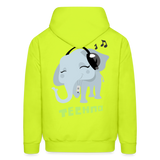 TECHNO 2 Hoodie - safety green