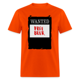 FREE BEER - orange