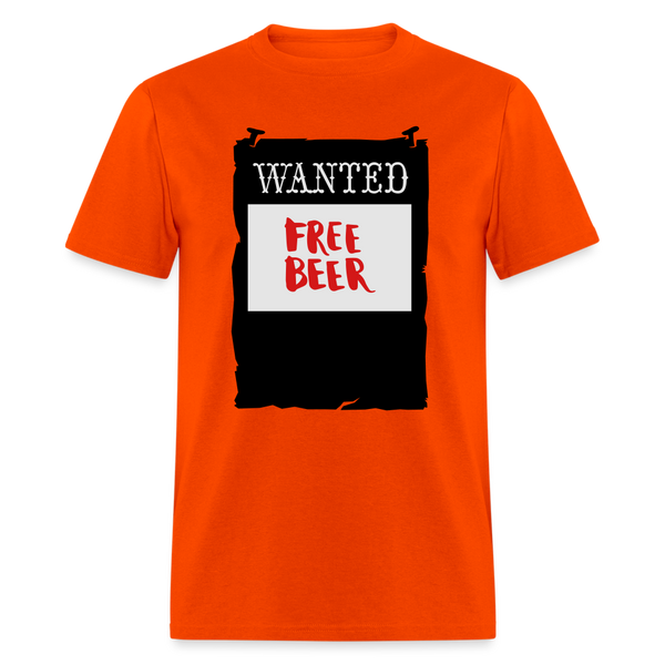 FREE BEER - orange