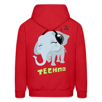 TECHNO 2 Hoodie - red