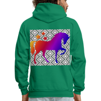 HORSE BACK Hoodie - kelly green