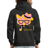 WILLIAM Hoodie - charcoal grey