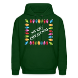 UGLY SWEATER 10 Hoodie - forest green