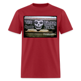 Train Art - dark red