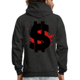 BLOOD MONEY Hoodie - charcoal grey