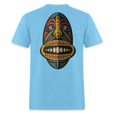 AFRICAN MASK 2 - aquatic blue