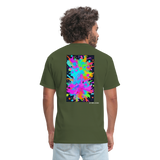 Color Splat - military green
