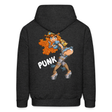 PUNK Hoodie - charcoal grey