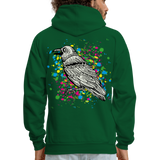 CROWS FEET Hoodie - forest green