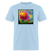 Rose - powder blue