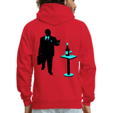 DRINK MY WINE Hoodie - red