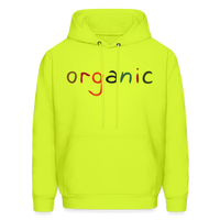 organic Hoodie - safety green