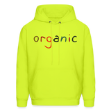organic Hoodie - safety green