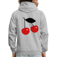 CHERRY TOP Hoodie - heather gray
