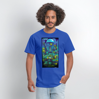 Robot Alien - royal blue