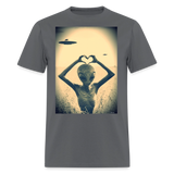 Alien Love - charcoal