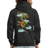 DRAGON MASTER Hoodie - charcoal grey