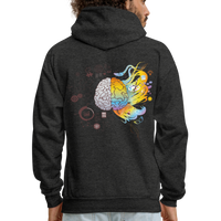 BRAIN ACTIVITY Hoodie - charcoal grey