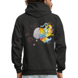 BRAIN ACTIVITY Hoodie - charcoal grey