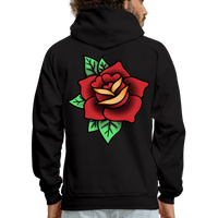 ROSE  Zip Up Hoodie - black