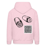 BULLETS Short Story Hoodie - pale pink