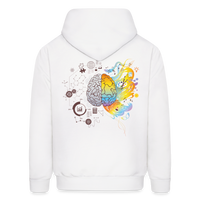 BRAIN ACTIVITY Hoodie - white