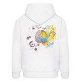 BRAIN ACTIVITY Hoodie - white