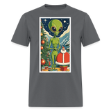 Alien Christmas - charcoal