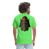 AFRICAN MASK 4 - kiwi