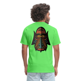 AFRICAN MASK 4 - kiwi