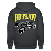 OUTLAW Zip Up Hoodie - deep heather