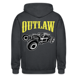 OUTLAW Zip Up Hoodie - deep heather