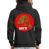 HEY Hoodie - charcoal grey