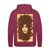 Medusa - burgundy